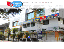 Tablet Screenshot of medicarehospitalnashik.com